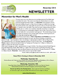 Silver Threads November 2015 Newsletter