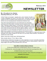Silver Threads February 2015 Newsletter