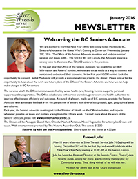Silver Threads January 2016 Newsletter