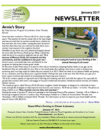 Silver Threads January 2017 Newsletter