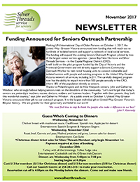 Silver Threads November 2017 Newsletter