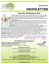 Silver Threads January 2018 Newsletter