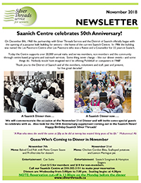 Silver Threads November 2018 Newsletter