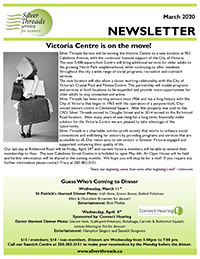 Silver Threads March 2020 Newsletter