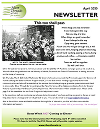 Silver Threads April 2020 Newsletter
