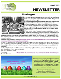Silver Threads March 2021 Newsletter