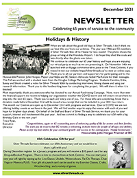 Silver Threads December 2021 Newsletter