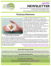 Silver Threads April 2023 Newsletter