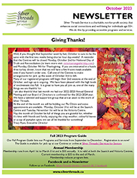 Silver Threads October 2023 Newsletter